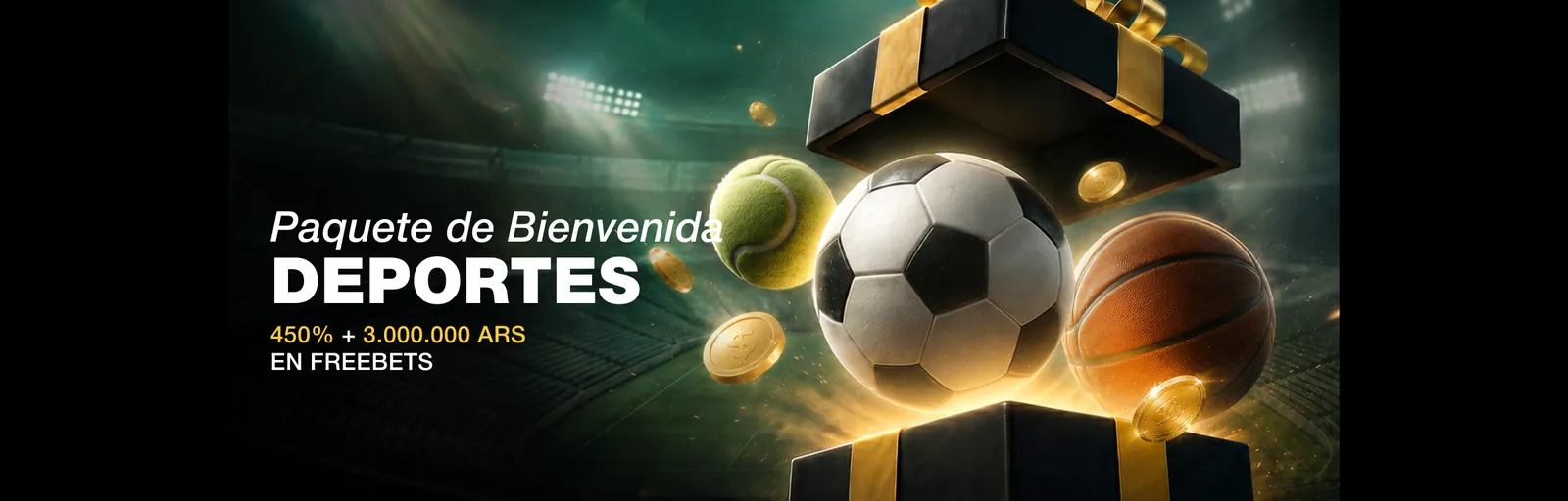 Banner promocional de DaleWin: bono de bienvenida del 100% en el primer dep&oacute;sito